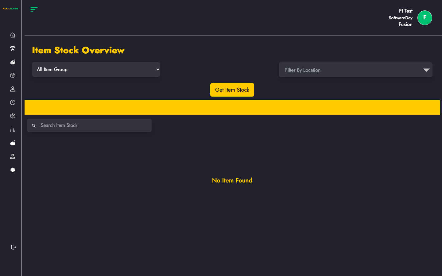Inventory Overview page