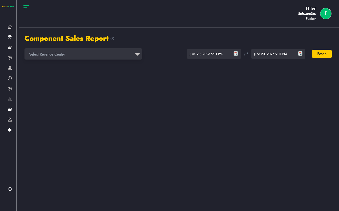 Component Sales Report