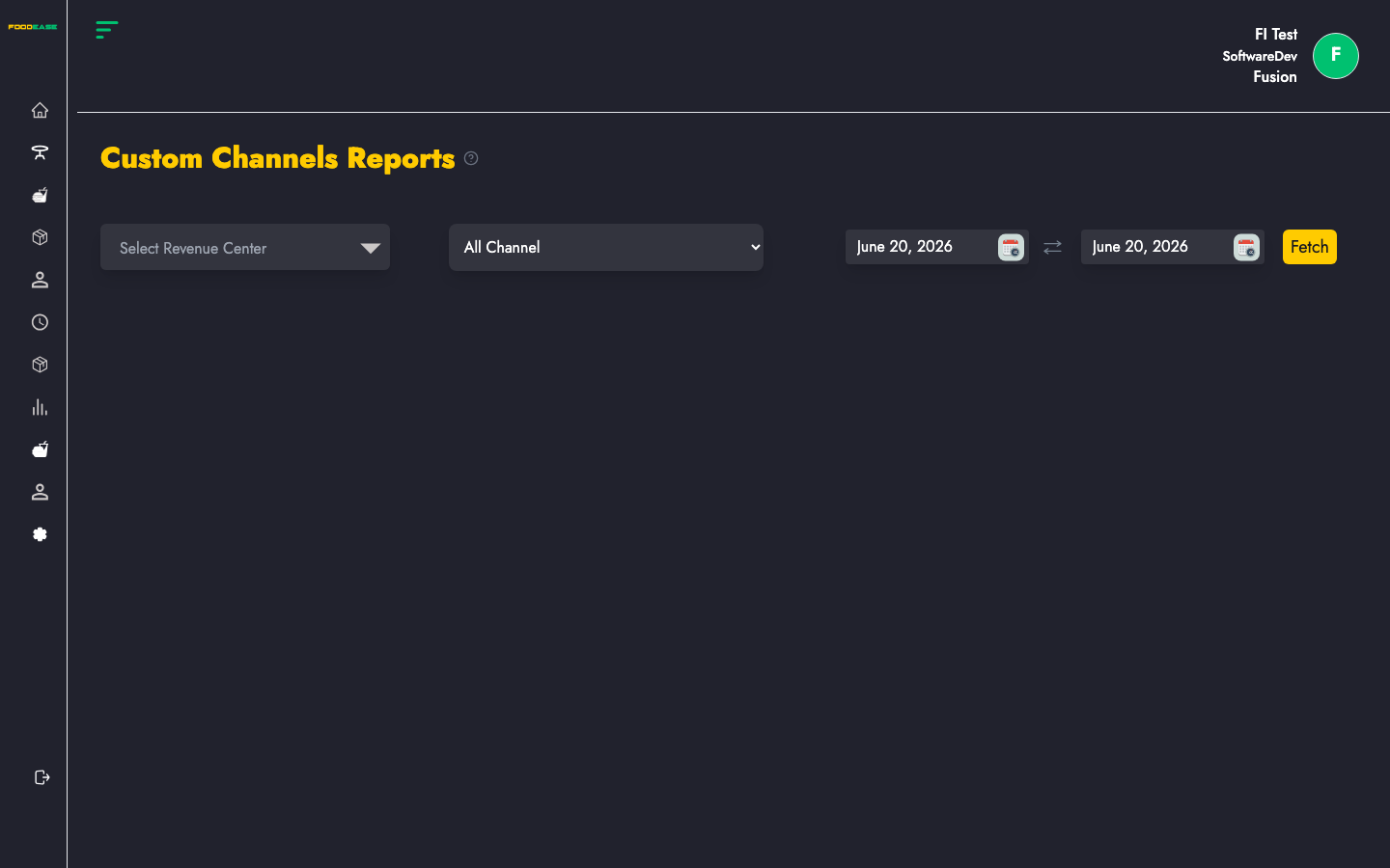 Custom Channels Report