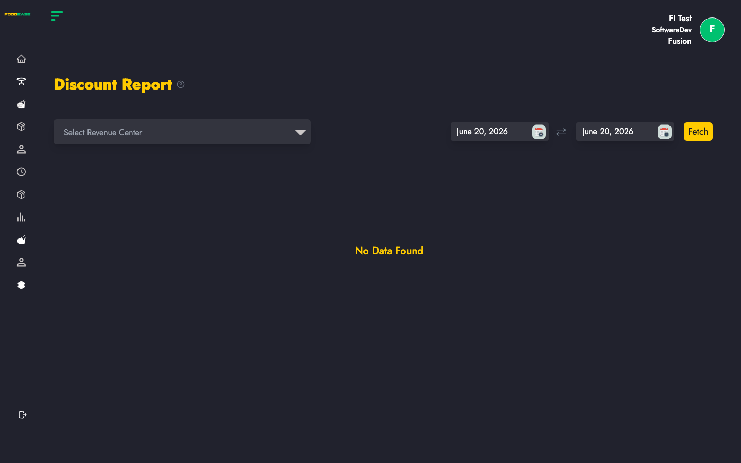 Discount Report