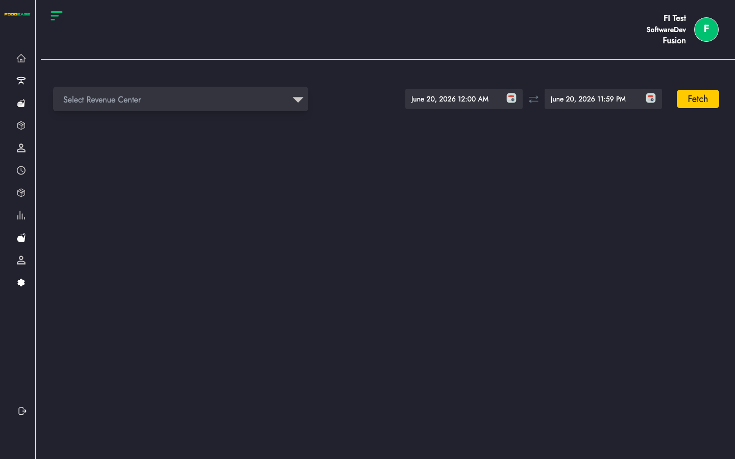 Item Sales Report