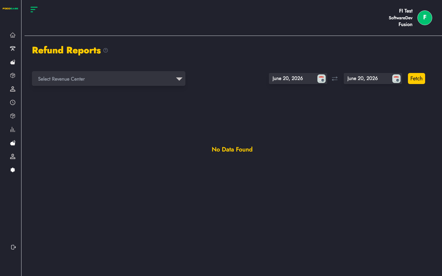 Refund Report