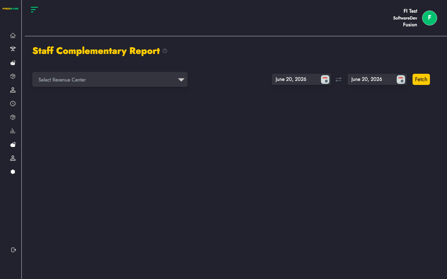 Staff Complementary Report