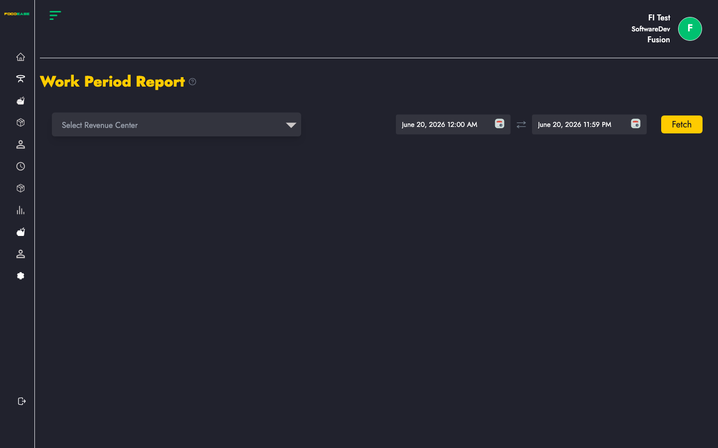Work Period Report